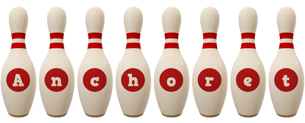 Anchoret bowling-pin logo