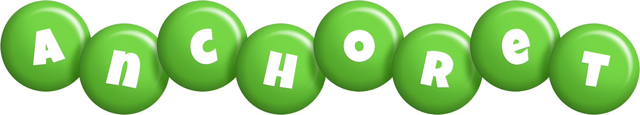 Anchoret candy-green logo