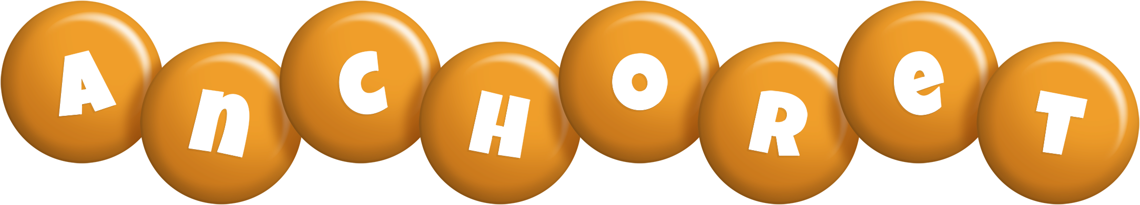 Anchoret candy-orange logo