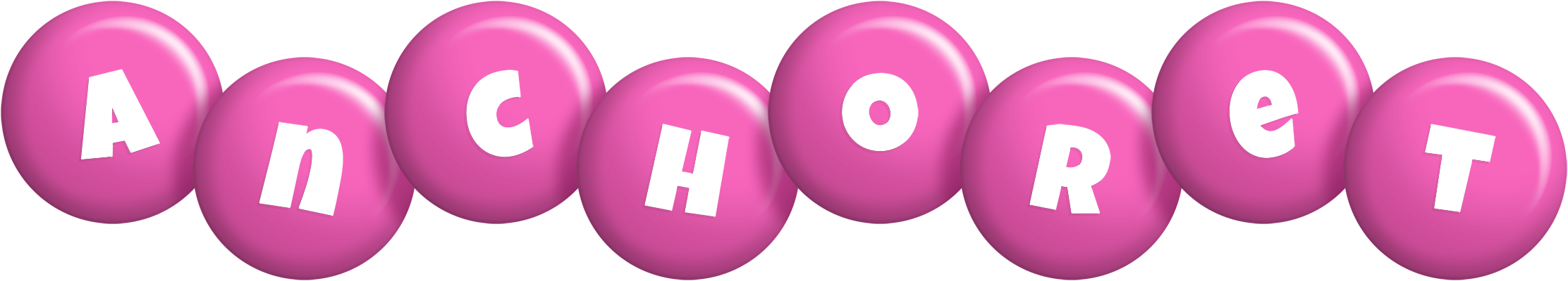 Anchoret candy-pink logo
