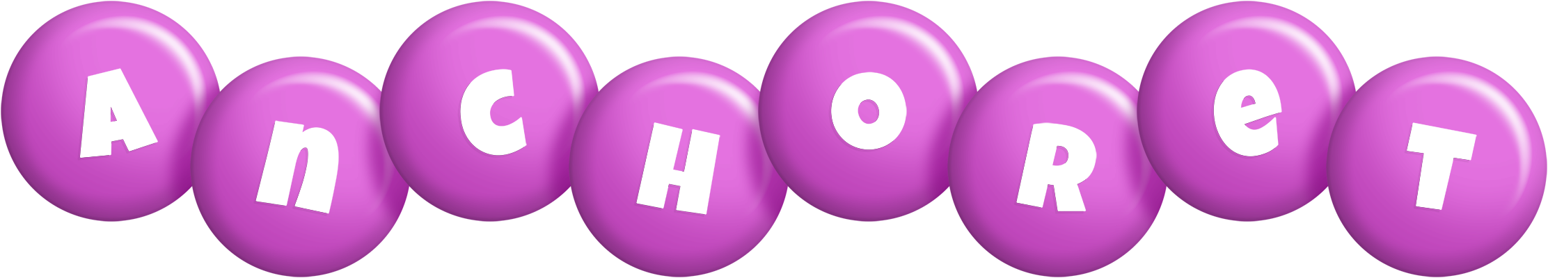 Anchoret candy-purple logo