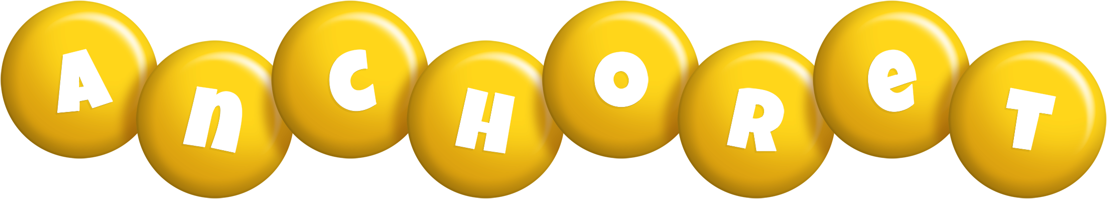 Anchoret candy-yellow logo