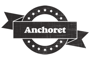 Anchoret grunge logo