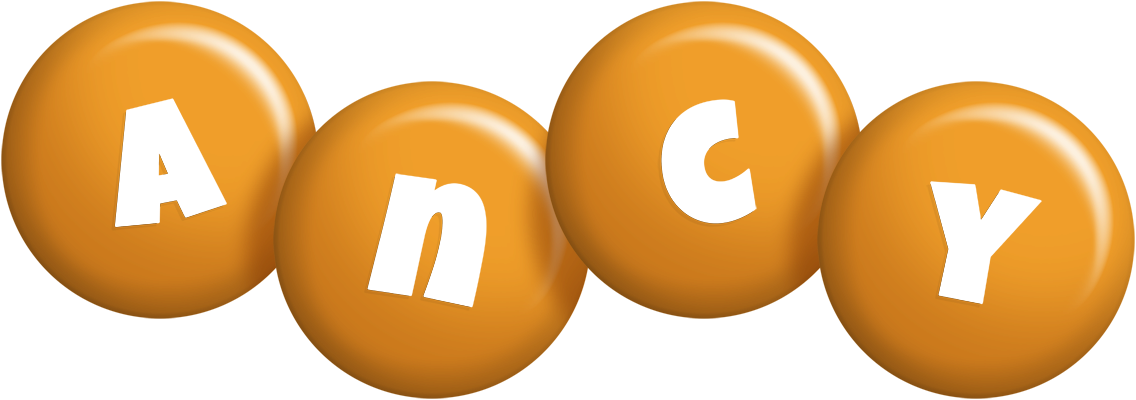 Ancy candy-orange logo