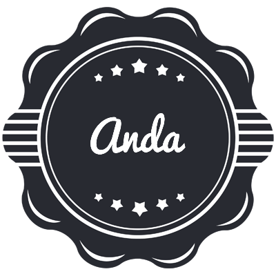 Anda badge logo