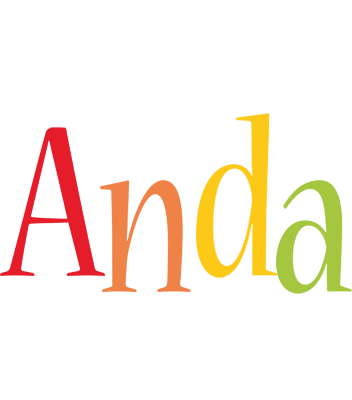 Anda birthday logo