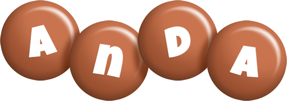 Anda candy-brown logo