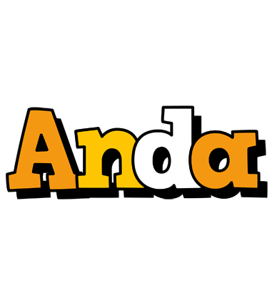 Anda cartoon logo