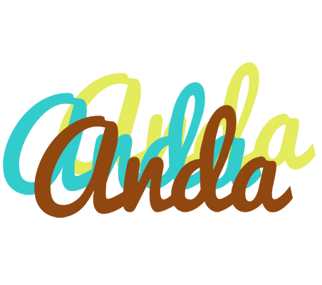 Anda cupcake logo