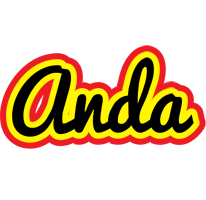 Anda flaming logo