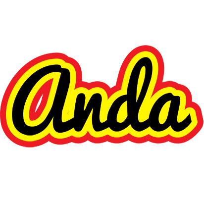 Anda flaming logo
