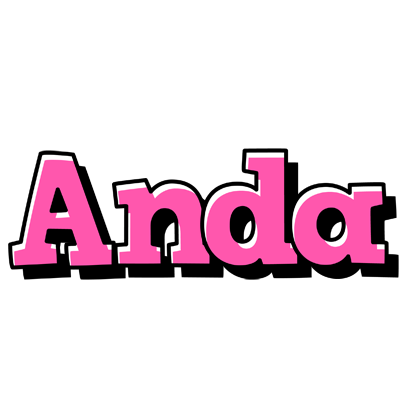 Anda girlish logo
