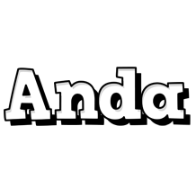 Anda snowing logo