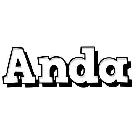Anda snowing logo