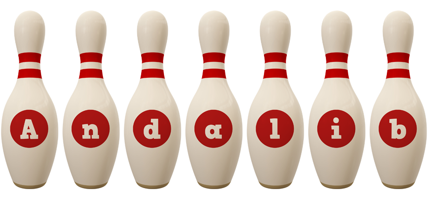 Andalib bowling-pin logo