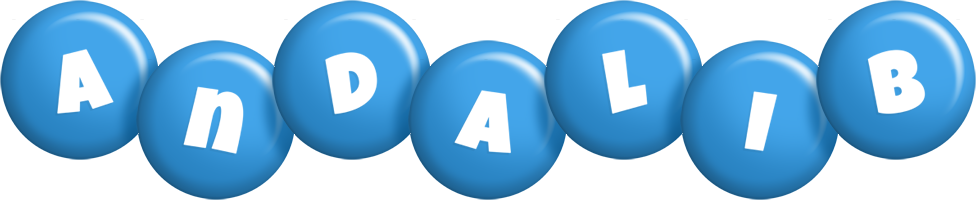 Andalib candy-blue logo