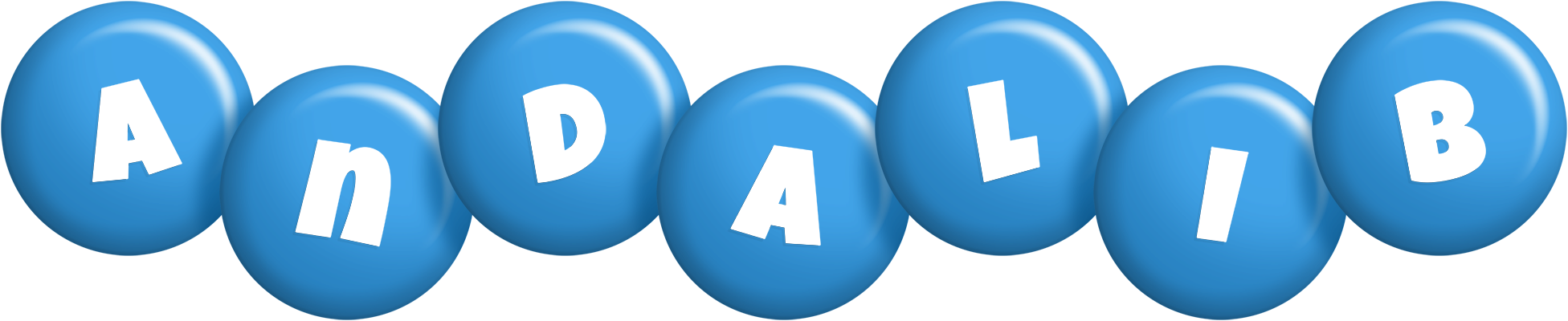 Andalib candy-blue logo