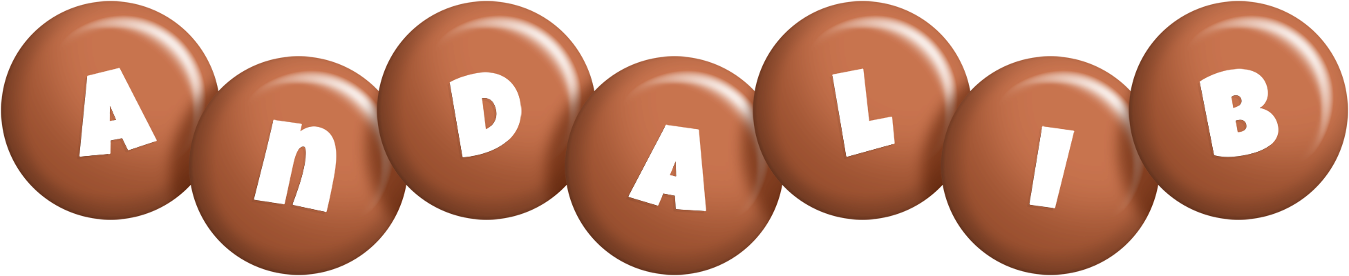 Andalib candy-brown logo
