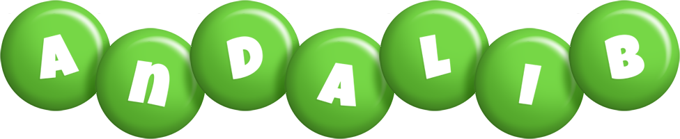 Andalib candy-green logo