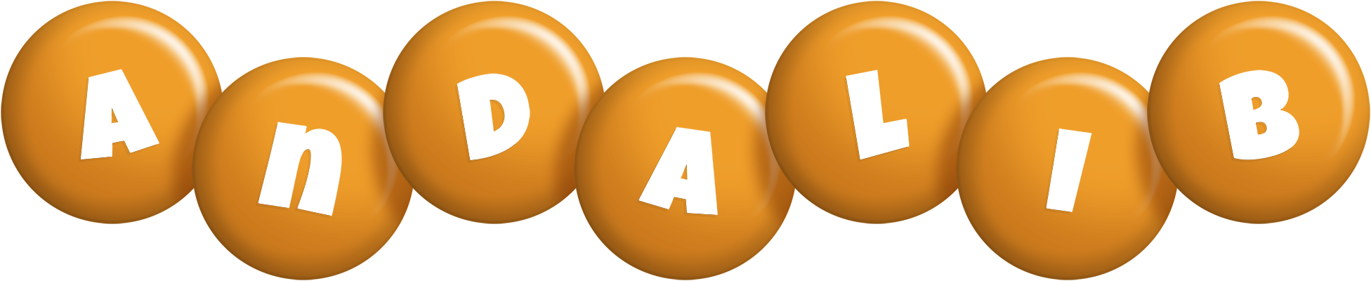Andalib candy-orange logo