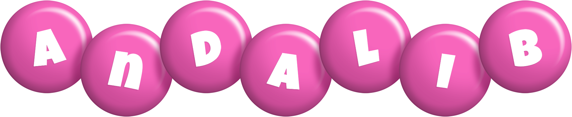 Andalib candy-pink logo