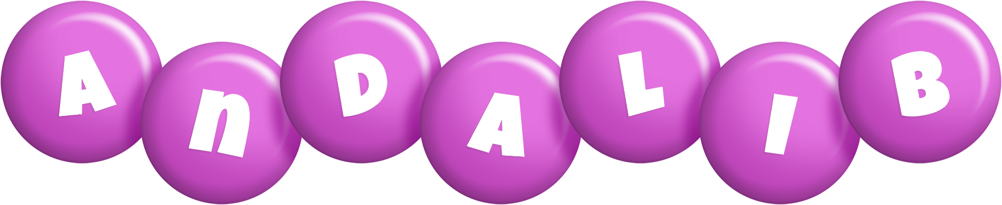 Andalib candy-purple logo