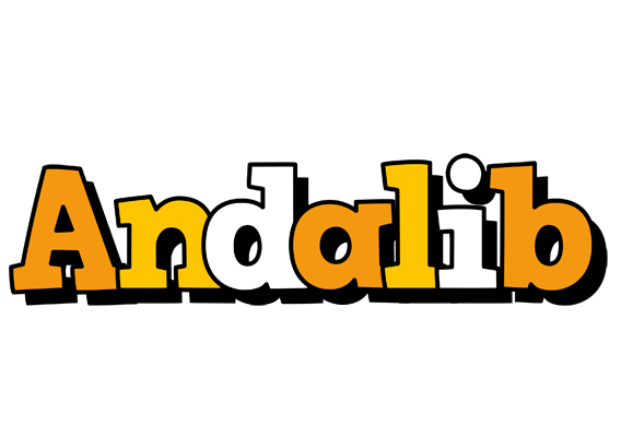 Andalib cartoon logo