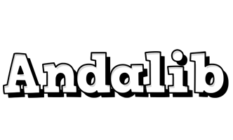 Andalib snowing logo