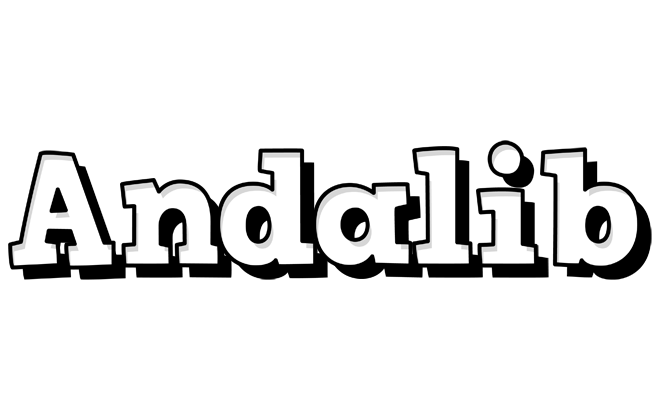 Andalib snowing logo