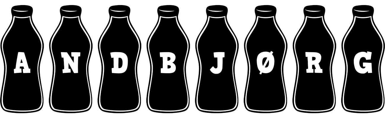 Andbjørg bottle logo