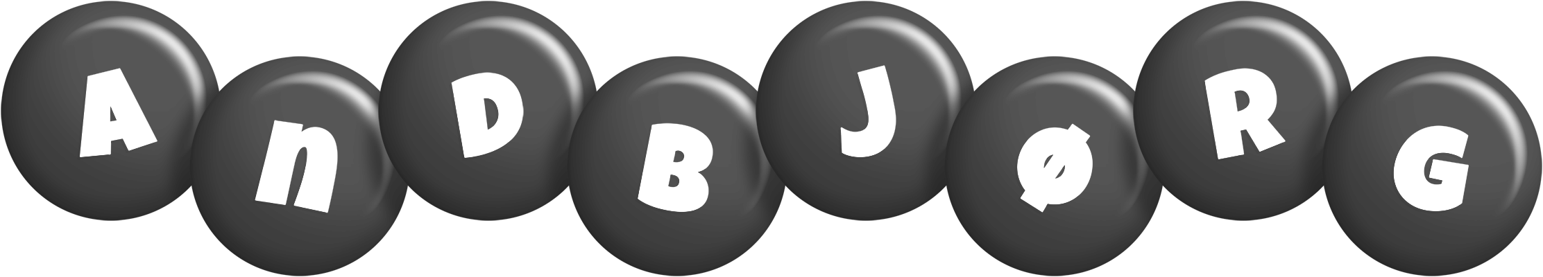Andbjørg candy-black logo