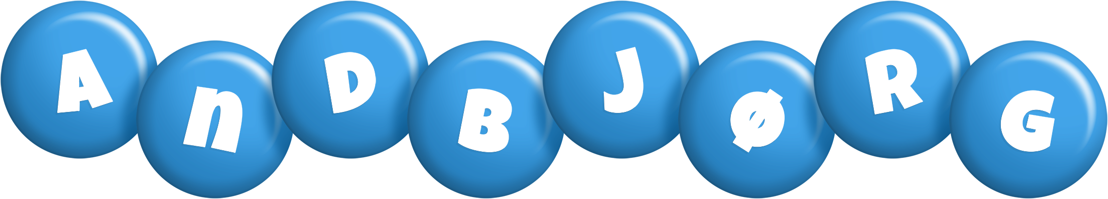 Andbjørg candy-blue logo