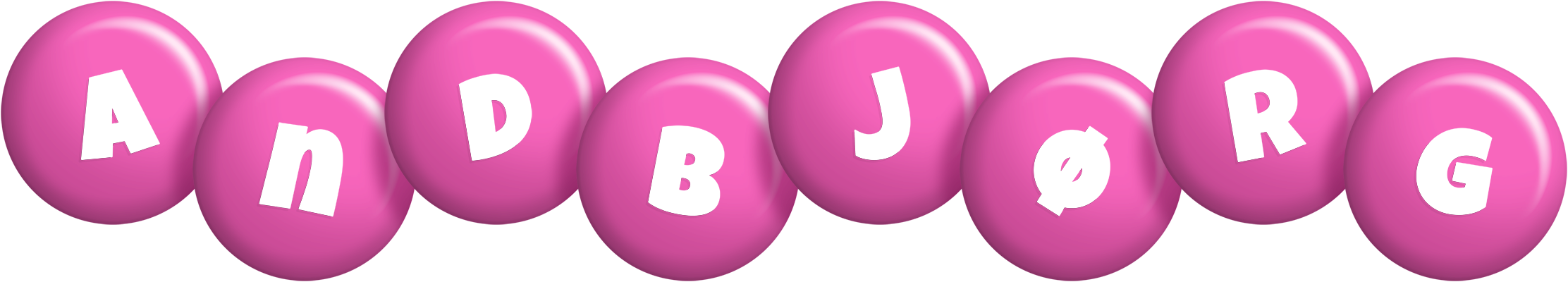 Andbjørg candy-pink logo