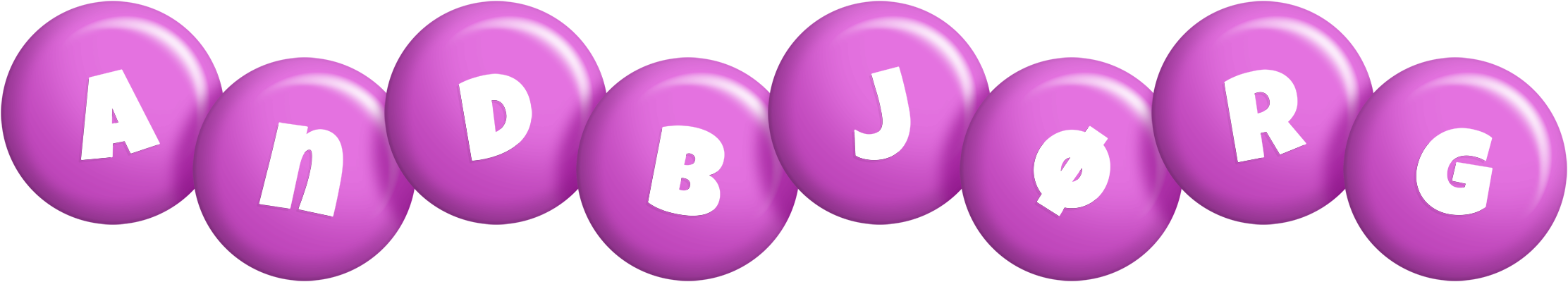 Andbjørg candy-purple logo