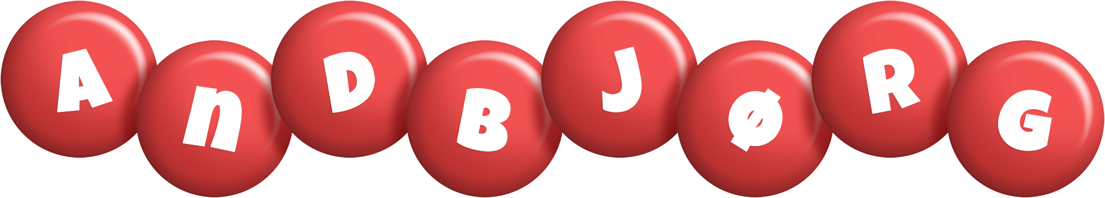 Andbjørg candy-red logo