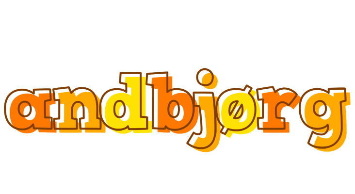 Andbjørg desert logo