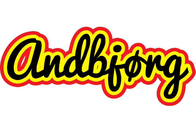 Andbjørg flaming logo