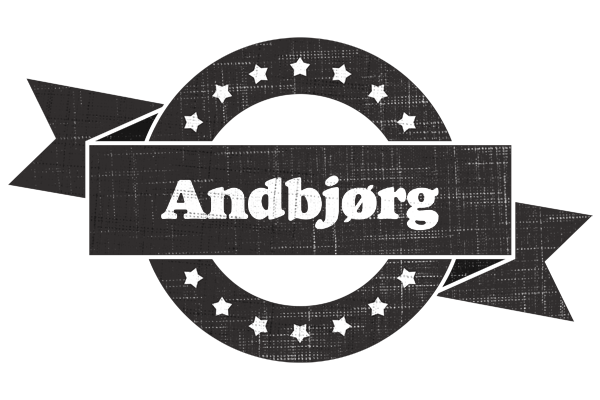 Andbjørg grunge logo