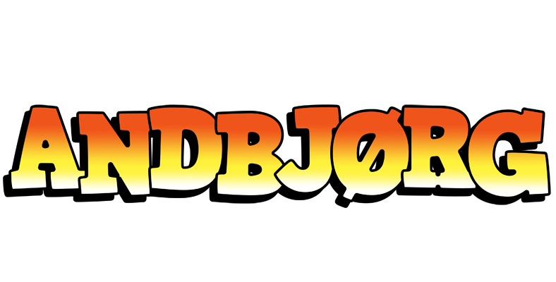 Andbjørg sunset logo