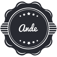 Ande badge logo