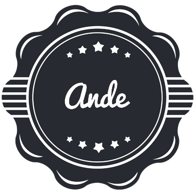 Ande badge logo
