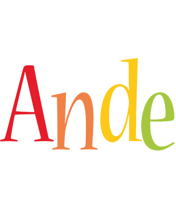 Ande birthday logo