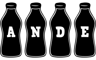 Ande bottle logo