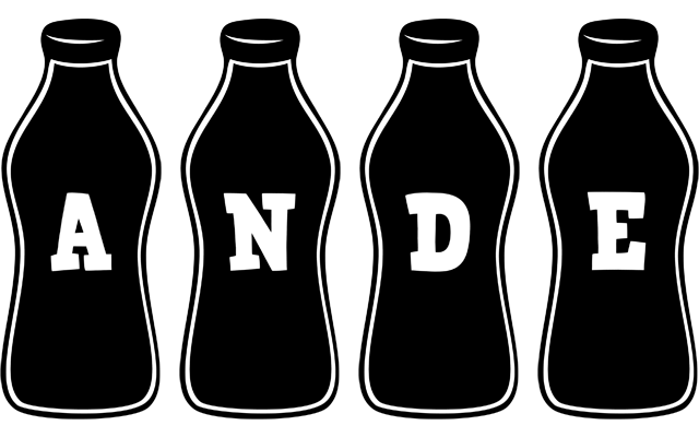 Ande bottle logo