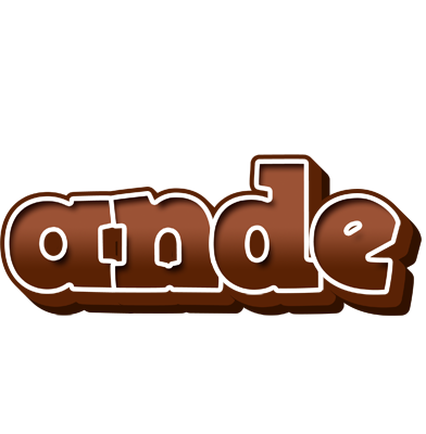 Ande brownie logo