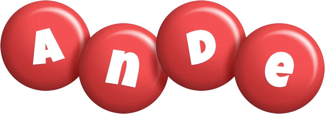 Ande candy-red logo