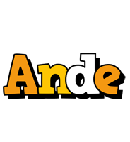 Ande cartoon logo