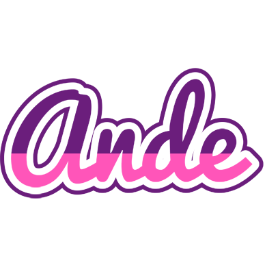 Ande cheerful logo