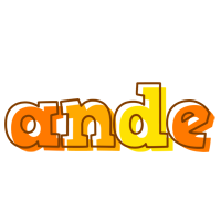 Ande desert logo