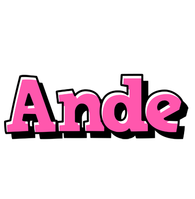 Ande girlish logo